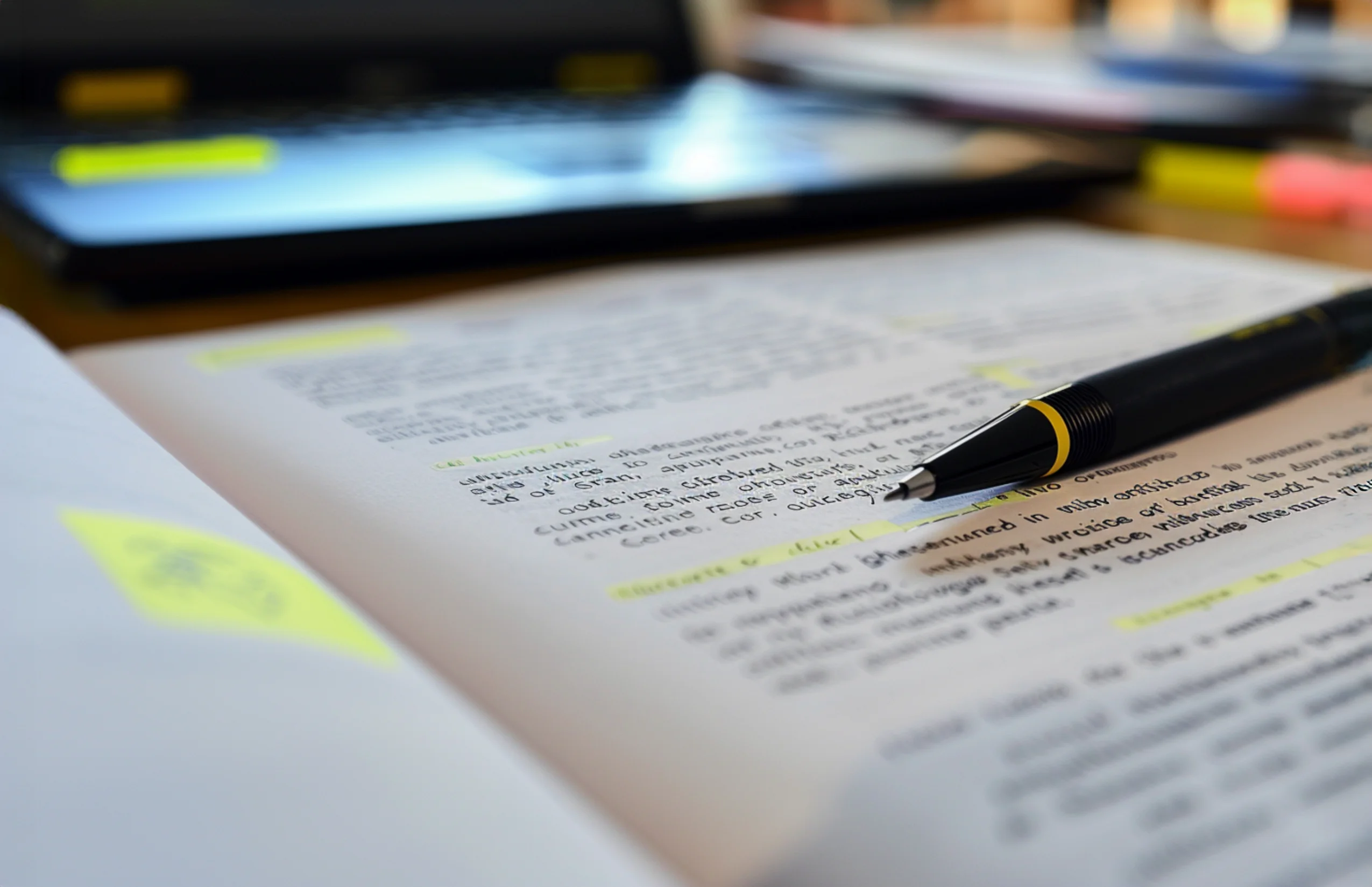 Jean The Writer Project main screenshot showing a manuscript being corrected.