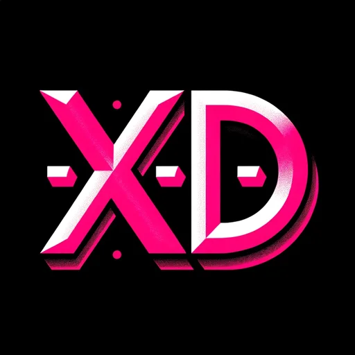 Logo d'Adobe XD Genius AI, un GPT créé par The Wise Duck Dev GPTs, pour aider au développement web, mobile, IA  et blockchain.