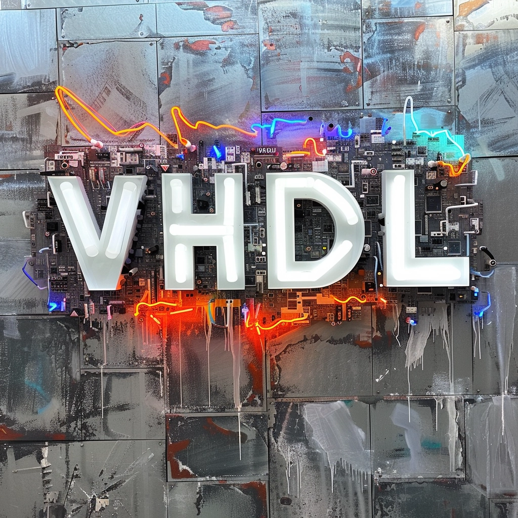 Logo de VHDL Pathfinder AI, l'un des GPTs Wise Duck Dev spécialisés dans le développement web, mobile, IA  et blockchain.