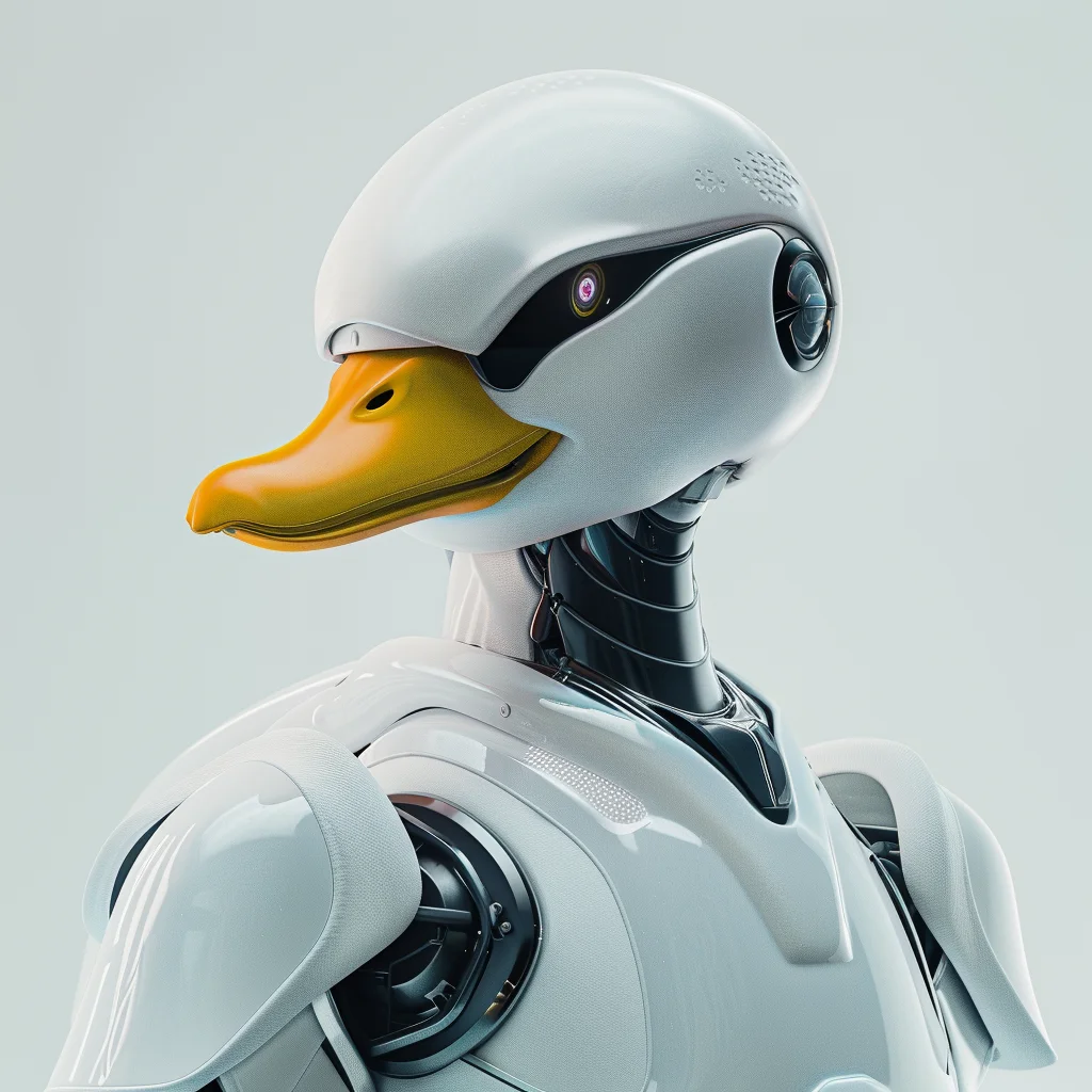 AI Collection logo featuring The Wise Duck Dev GPTs specialized in artificial intelligence development and applications.